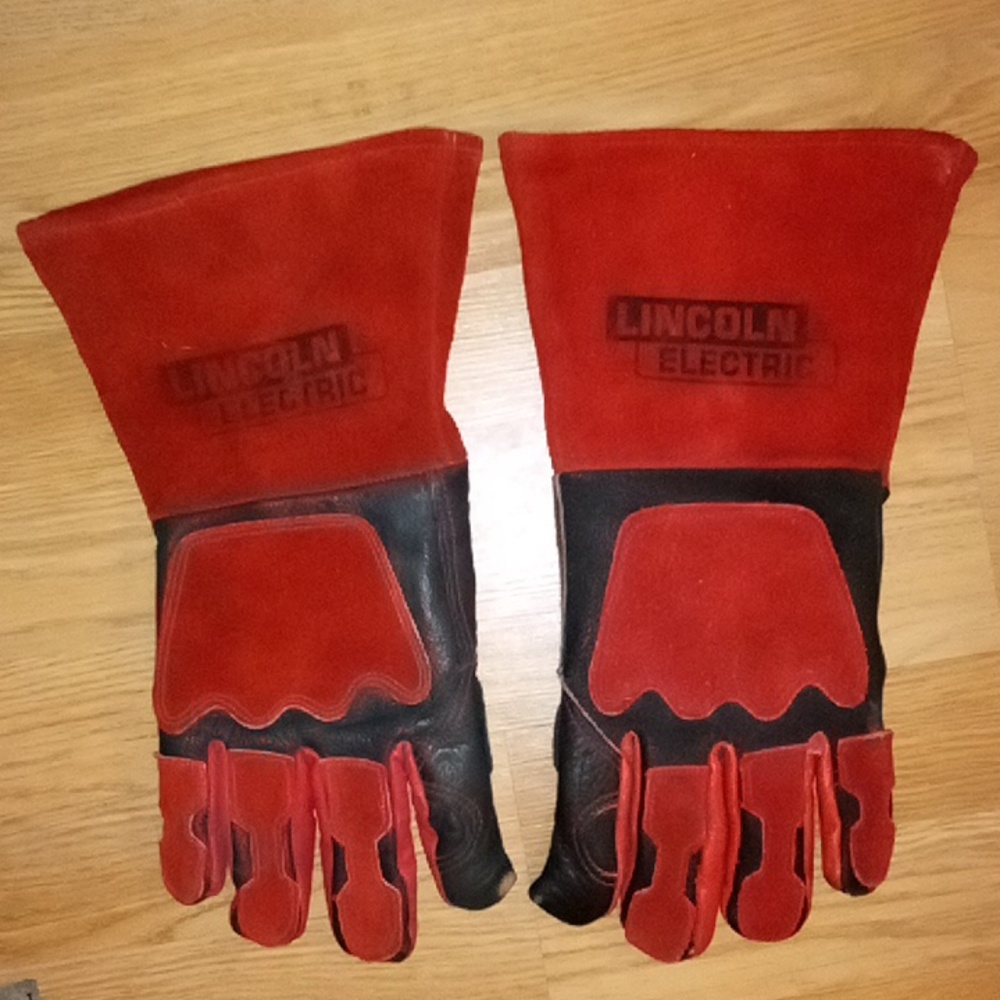 Lincoln Electric Premium Leather Welding Gloves One Size (USED)